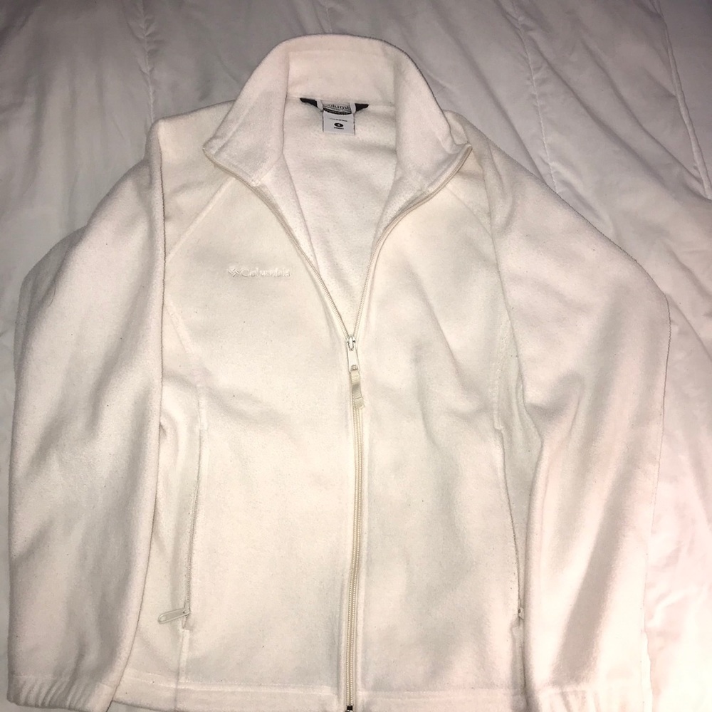 Columbia Ivory Full Zip Fleece